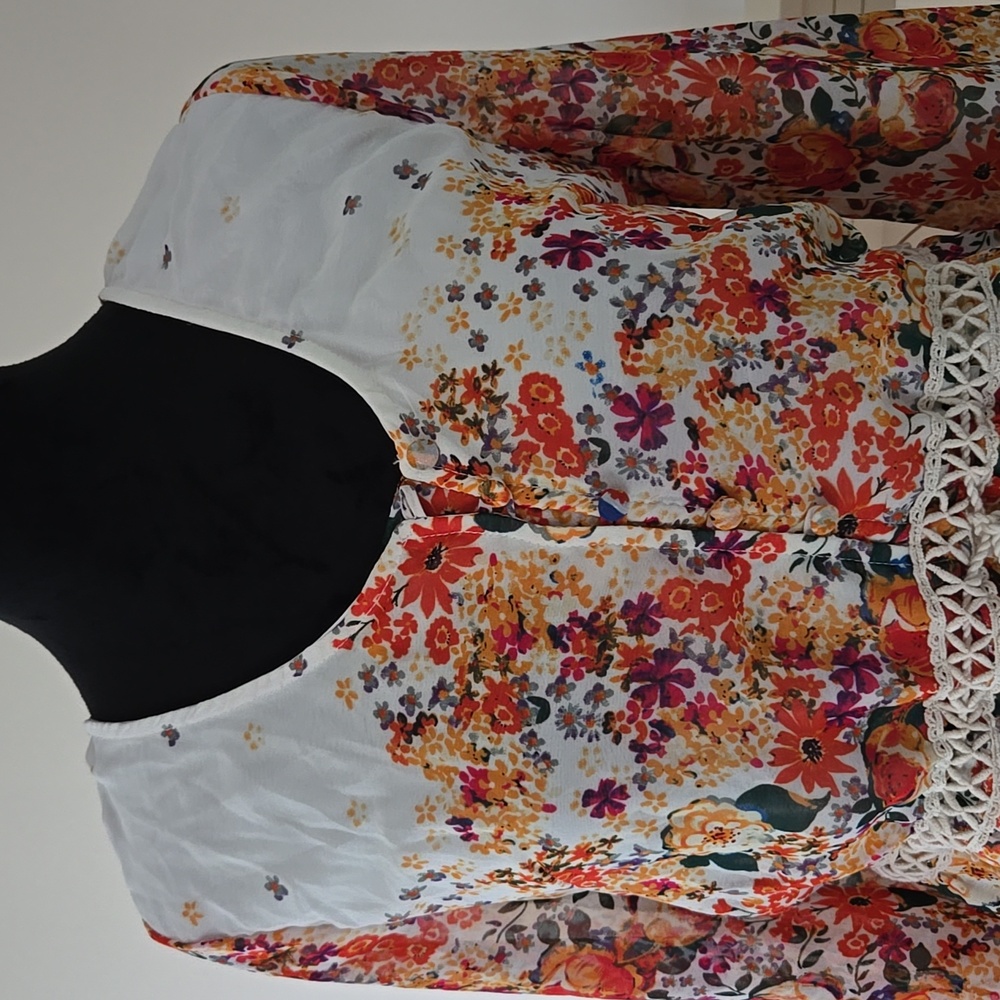 Parsian Collection | Coachella Floral Boho Dress - Picture 8 of 12